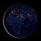 美国宇航局公开最新地球夜照 美丽的黑色大理石