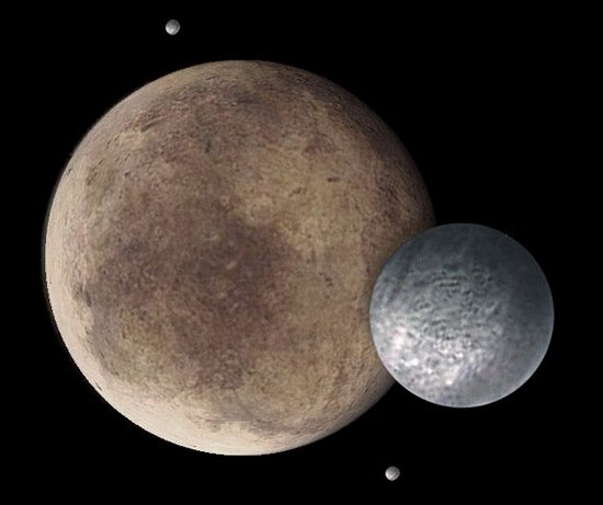 冥王星和卡戎图片